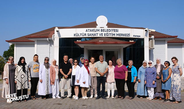 Atakum’da kadınlar üretime katılıyor… AKSEM kurslarına yoğun ilgi…