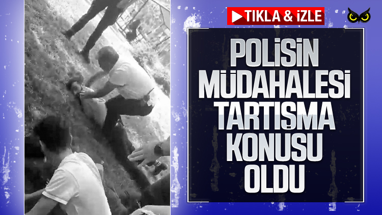 Polisten sert müdahale: Sosyal medya bu olayı konuşuyor