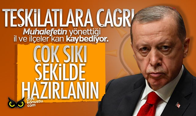 Erdoğan’dan teşkilatlara yerel seçim çağrsıı: Çok sıkı şekilde hazırlanmanızı bekliyorum