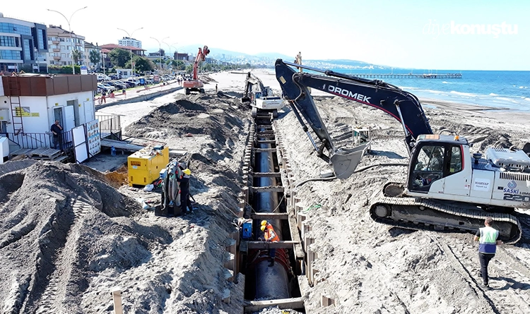 Atakum sahiline 250 milyon liralık altyapı