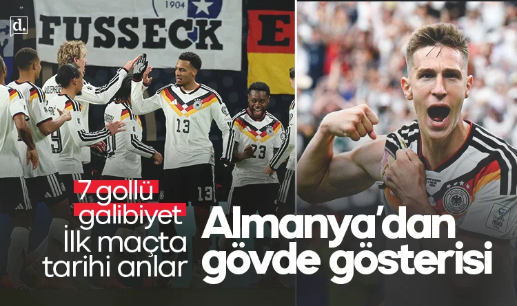 Almanya’dan gövde gösterisi! Curaçao’ya 7 gollü Dünya Kupası dersi