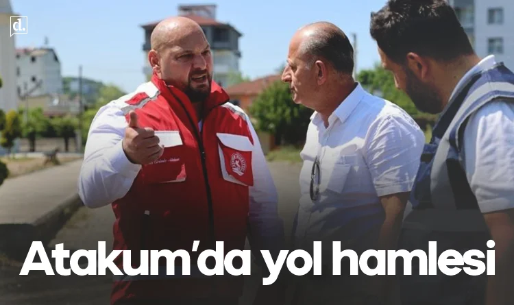 Atakum’da yol hamlesi: Adım adım onarma başladı