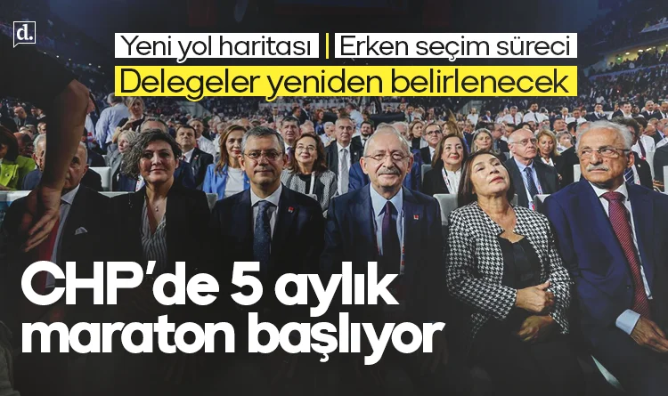 CHP’de 5 aylık maraton başlıyor: Yeni yol haritası, seçim süreci, delegeler yeniden belirlenecek