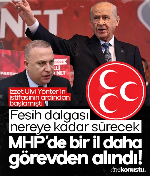 Fesih dalgası nereye kadar sürecek? MHP'de bir il yönetimi daha görevden alındı!