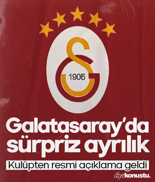 Galatasaray’da sezon öncesi sürpriz ayrılık: Kulüpten açıklama