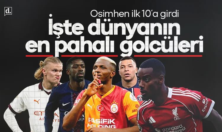 İşte dünyanın en değerli golcüleri: Osimhen ilk 10'a girdi