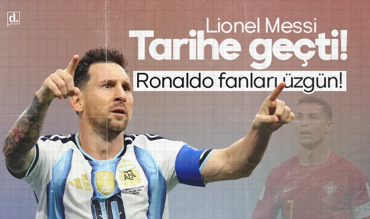 Lionel Messi Dünya Kupası tarihine geçti: Rekorun yeni sahibi oldu