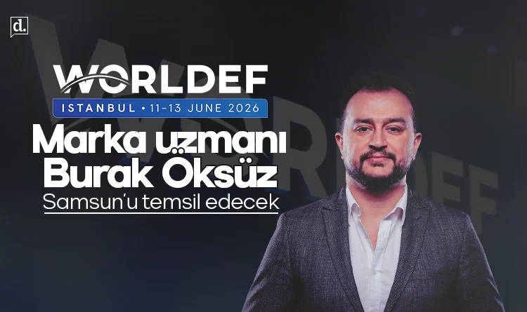 Marka uzmanı Burak Öksüz, WORLDEF İstanbul 2026'da Samsun'u temsil edecek