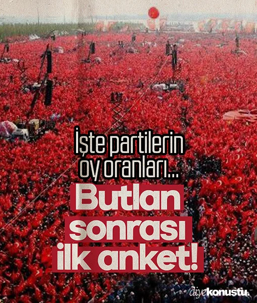 Mutlak butlan sonrası ilk anket! İşte siyasi partilerin oy oranları…