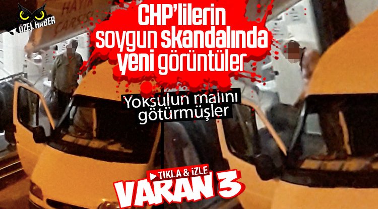 Samsun’da CHP’lilerin soygun skandalında yeni görüntüler: Partinin Hayır Çarşısı’nı böyle soymuşlar