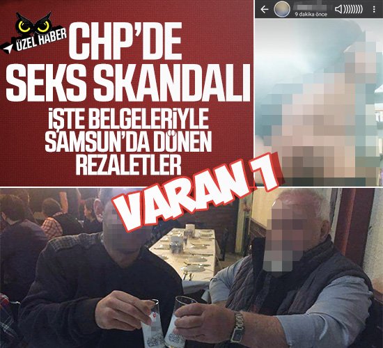 Samsun CHP’de çıplak skandal: İl yöneticisinin rezaleti kamerada