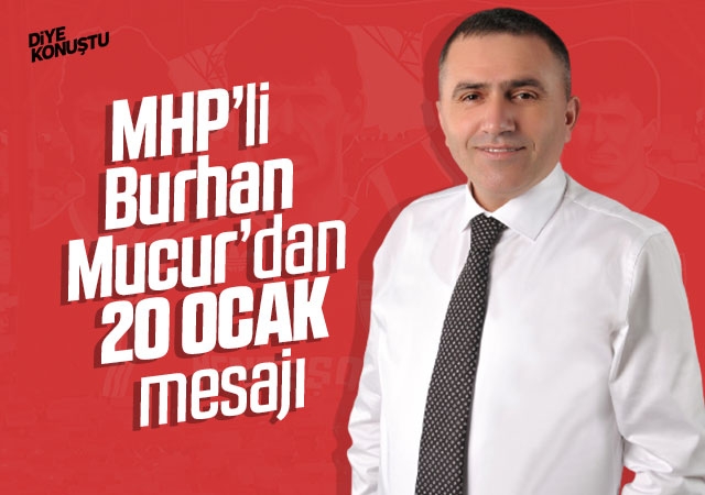 Burhan Mucur’dan 20 Ocak 1989 mesajı