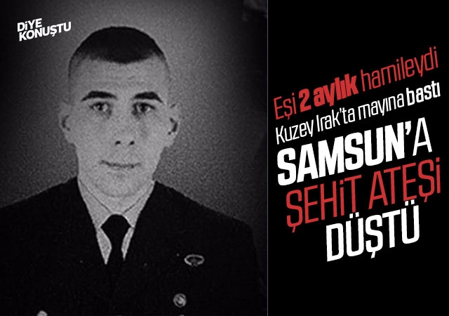 Eşi 2 aylık hamileydi: Samsun’da şehit ateşi düştü