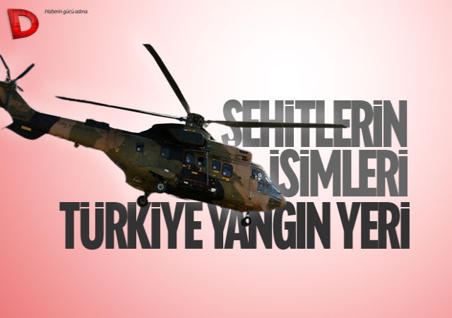 Türkiye yangın yeri: İşte Tatvan şehitlerimizin isimleri