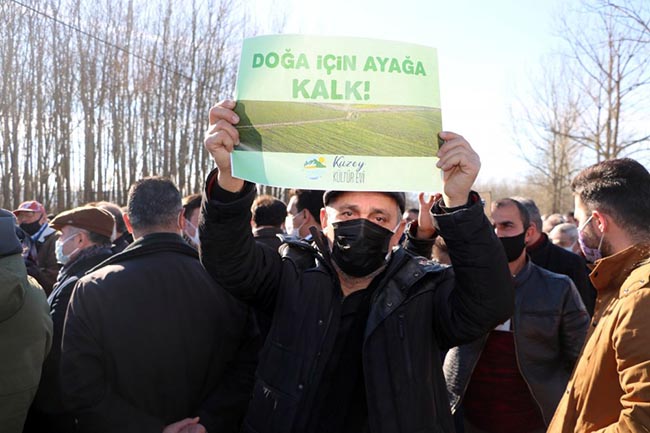 Samsun’da Oltan ve Köleoğlu’nun ovaya kurduğu santrale dev protesto