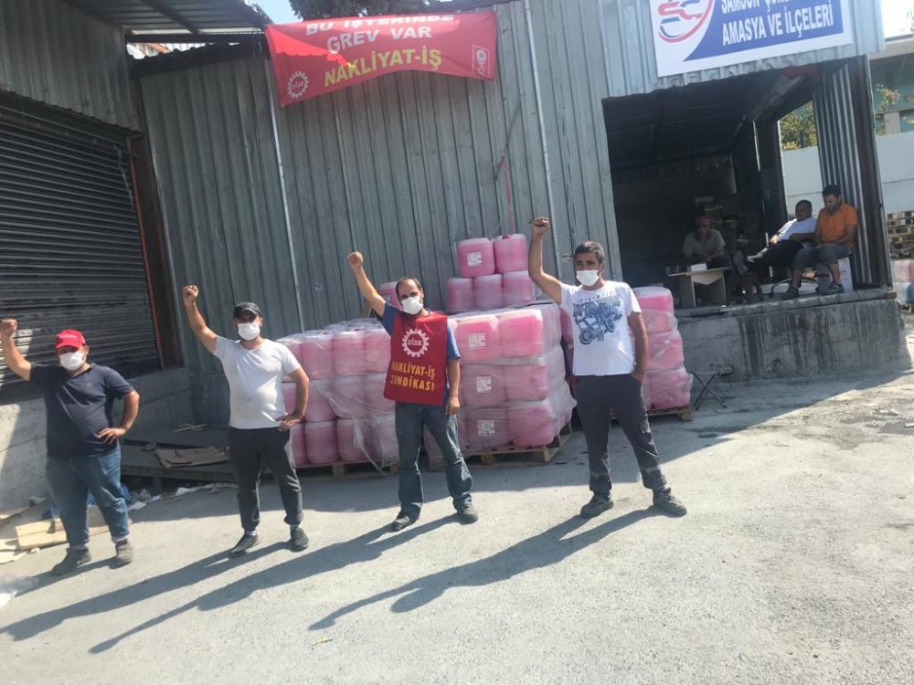 Nakliyat işçileri 247 gündür grevde