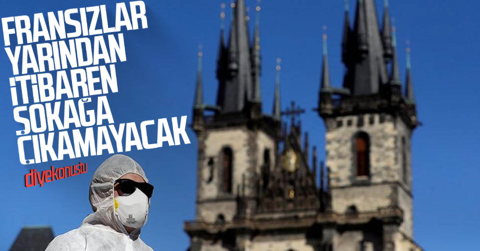 Macron: Şavaştayız, evde kalın