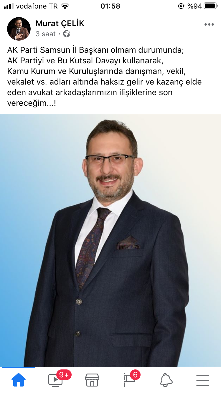 Samsun AK Parti’de ‘kirli ilişki’ iddiası