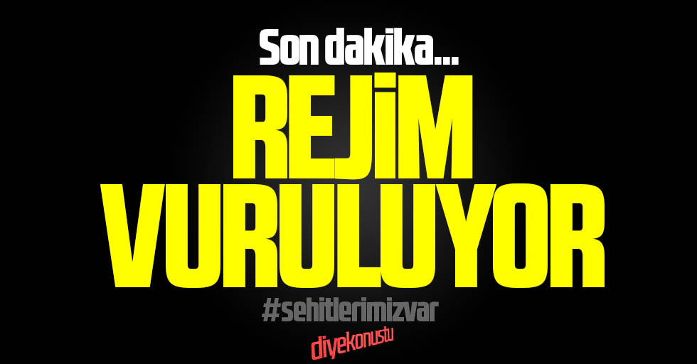 Rejim vuruluyor!