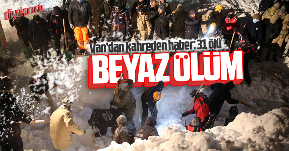 Van’dan kahreden haber: 31 ölü