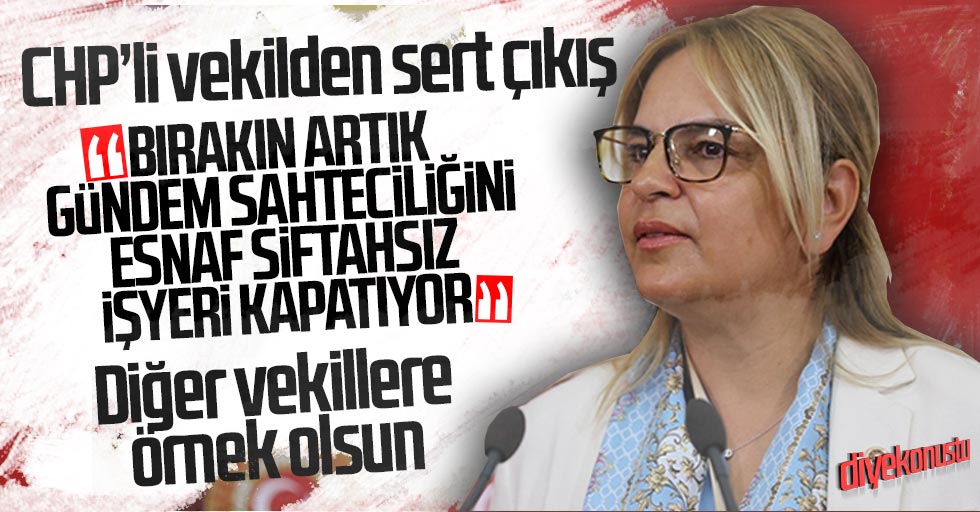 CHP’li vekilden mecliste gündem ayarı