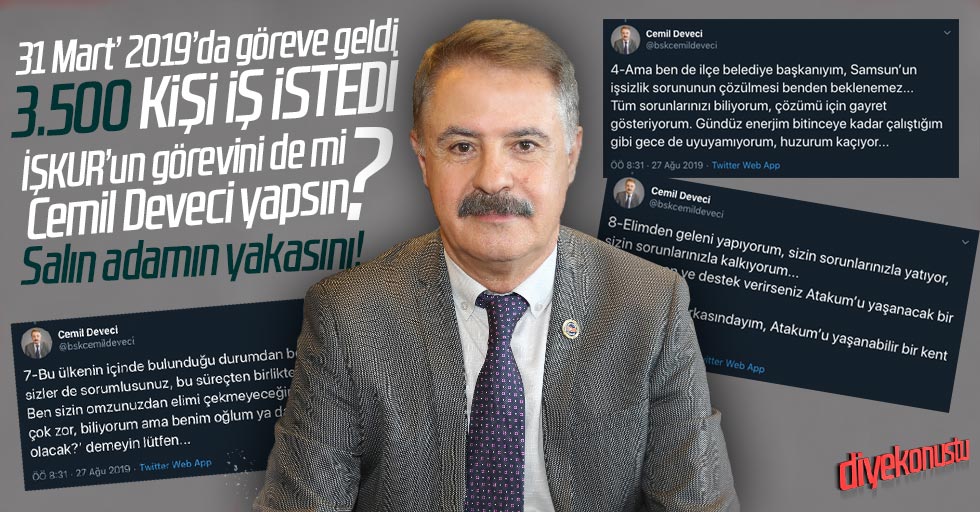 Deveci’den 150 günde 3 bin 500 kişi iş istedi