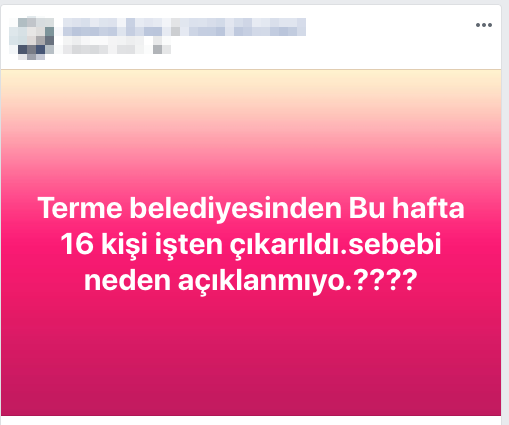 Samsun’da o belediyede işçi krizi