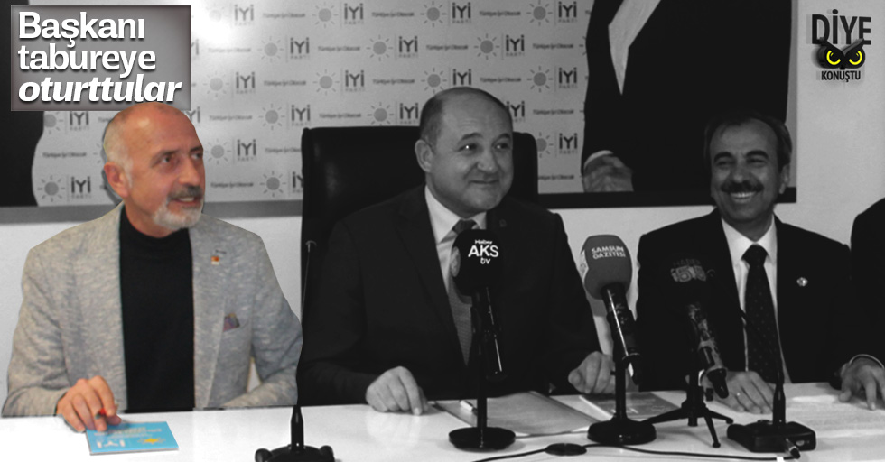 CHP’li Başkanı ‘Tabure’ye oturttular
