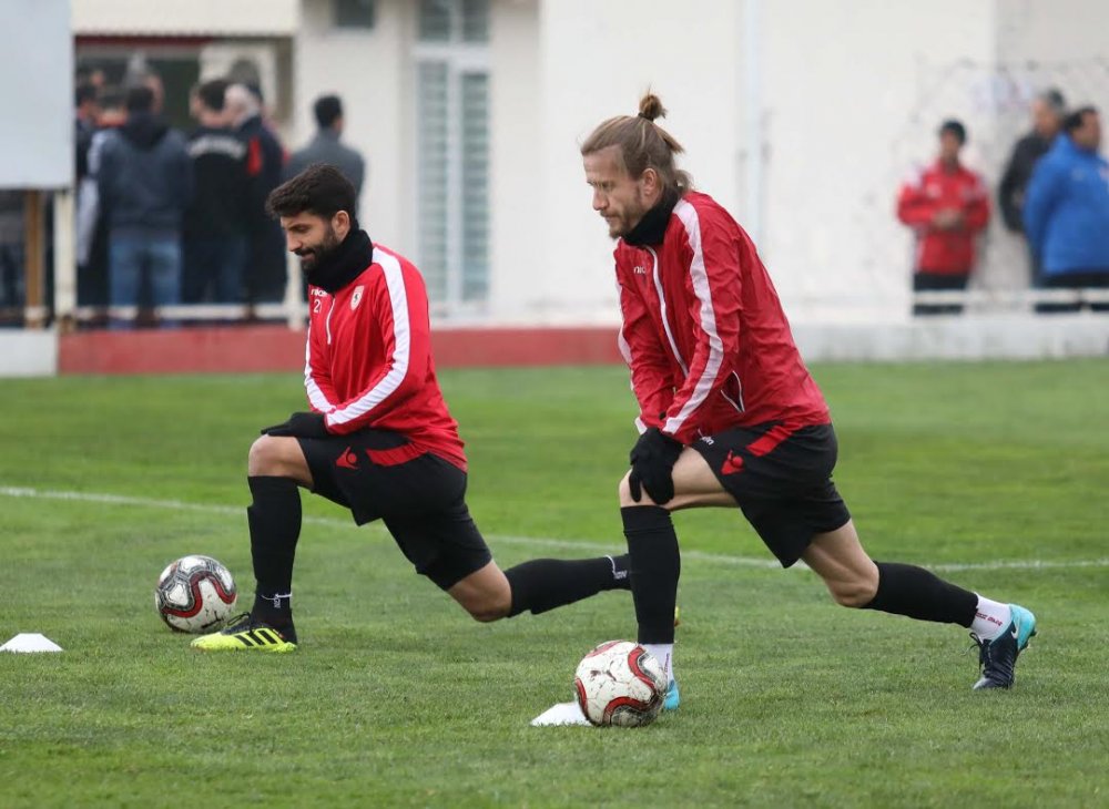 Samsunspor şut çekti