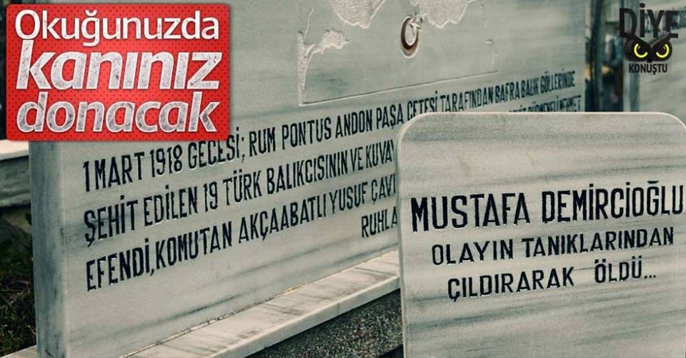 Samsun’da Rum çetesinin öldürdüğü Bafralı balıkçıların mezarları kan donduruyor