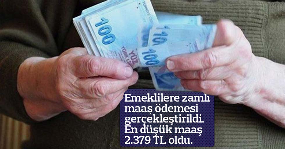 En düşük maaş 2.379 TL’ye çıktı