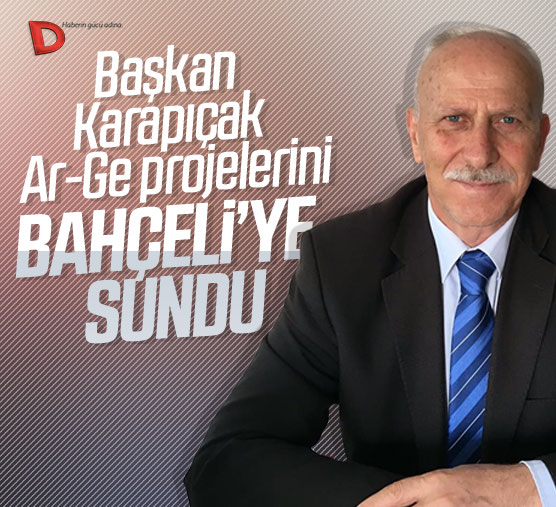 MHP İl Başkanı Karapıçak Bahçeli’ye Ar-Ge projelerini sundu
