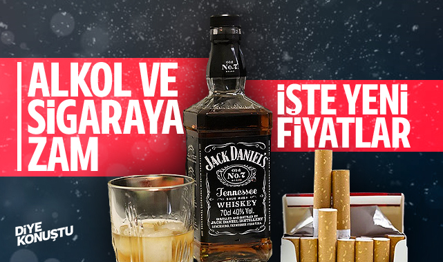 Sigara ve alkole yüzde 47 zam
