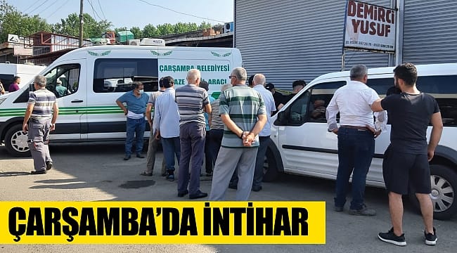 Samsunlu esnaf dükkanında kendini astı