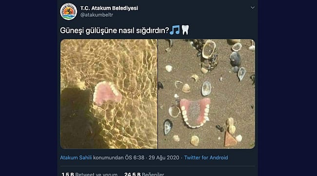 Atakum Belediyesi’nden güldüren paylaşım