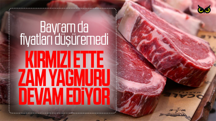 Kırmızı ete zam: Fiyatı 10 lira yükseldi