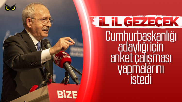 Kılıçdaroğlu il il gezecek, adaylık için nabız yoklayacak