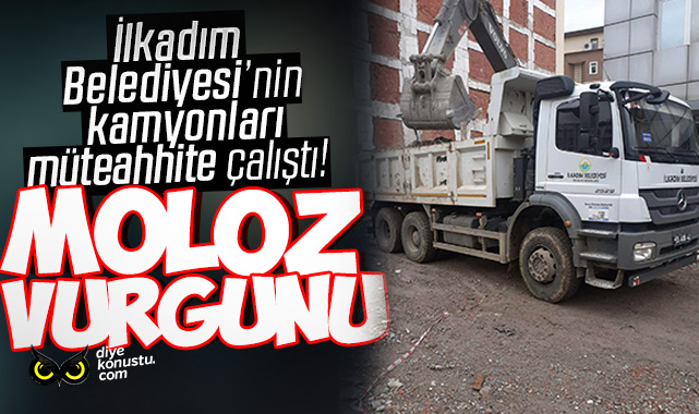 Samsun’da yolsuzluk: İlkadım Belediyesi’nden müteahhitle beraber moloz vurgunu!