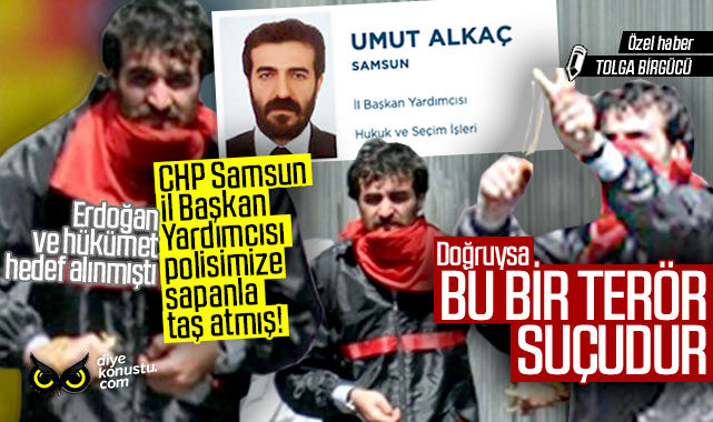 CHP Samsun’da bir skandal iddia daha: Avukat Umut Alkaç’ın polise taş atarken çekilen fotoğrafları servis edildi