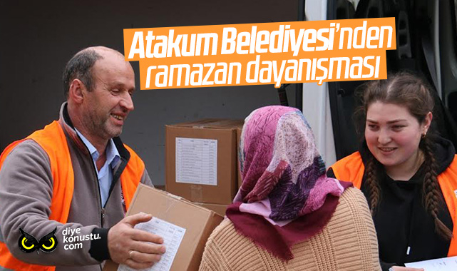 Atakum Belediyesi ramazan için sahada