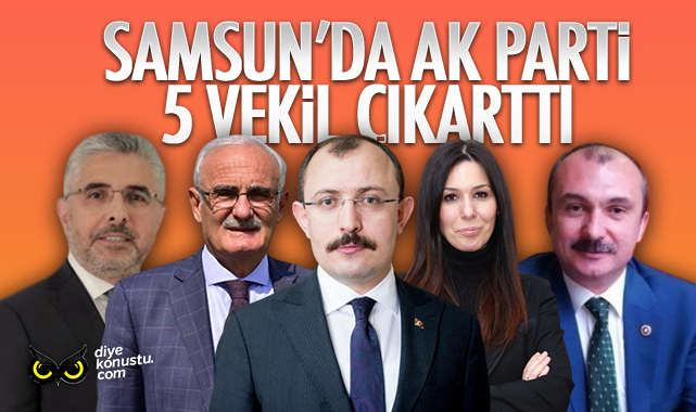 AK Parti Samsun’da 5 vekilini korudu: İşte yeni milletvekilleri