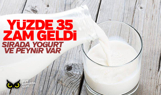 Süte yüzde 35 zam: Sırada yoğurt ve peynir var