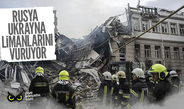 Savaş alevlendi! Rusya, Ukrayna limanlarını vuruyor