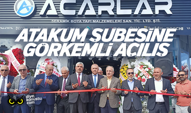 Atakum’da açıldı… Acarlar Seramik Boya Yapı Malzemeleri yeni şubesi hizmette…