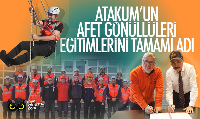 Atakum’un afet gönüllüleri eğitimlerini tamamladı