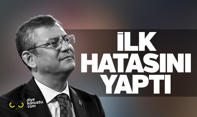 Özgür Özel ilk hatasını yaptı…