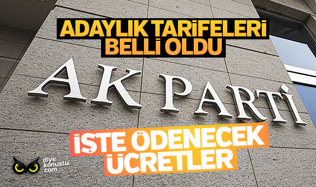 AK Parti’de aday adaylığı ücretleri belli oldu… İşte ödenecek rakamlar…