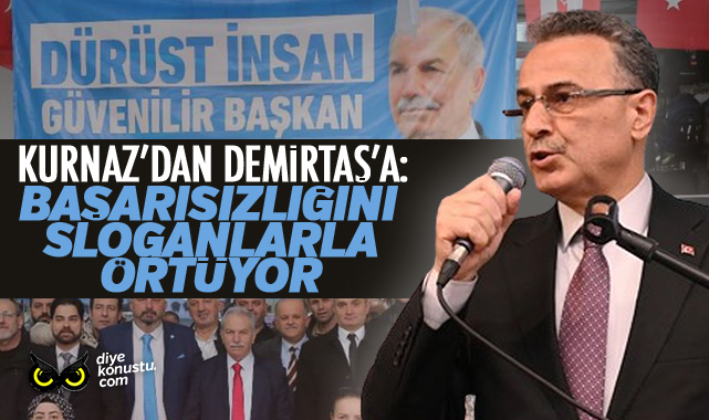 İhsan Kurnaz’dan Demirtaş’a slogan tepkisi: Başarısızlığını sloganlarla örtüyor