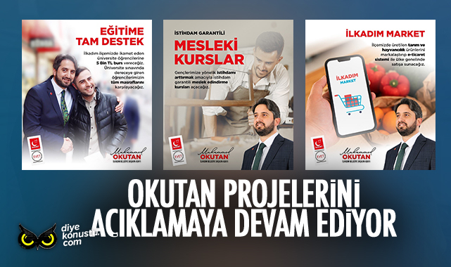 Muhammet Okutan projelerini açıklamaya devam ediyor