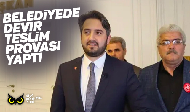 Okutan devir teslim provası yaptı
